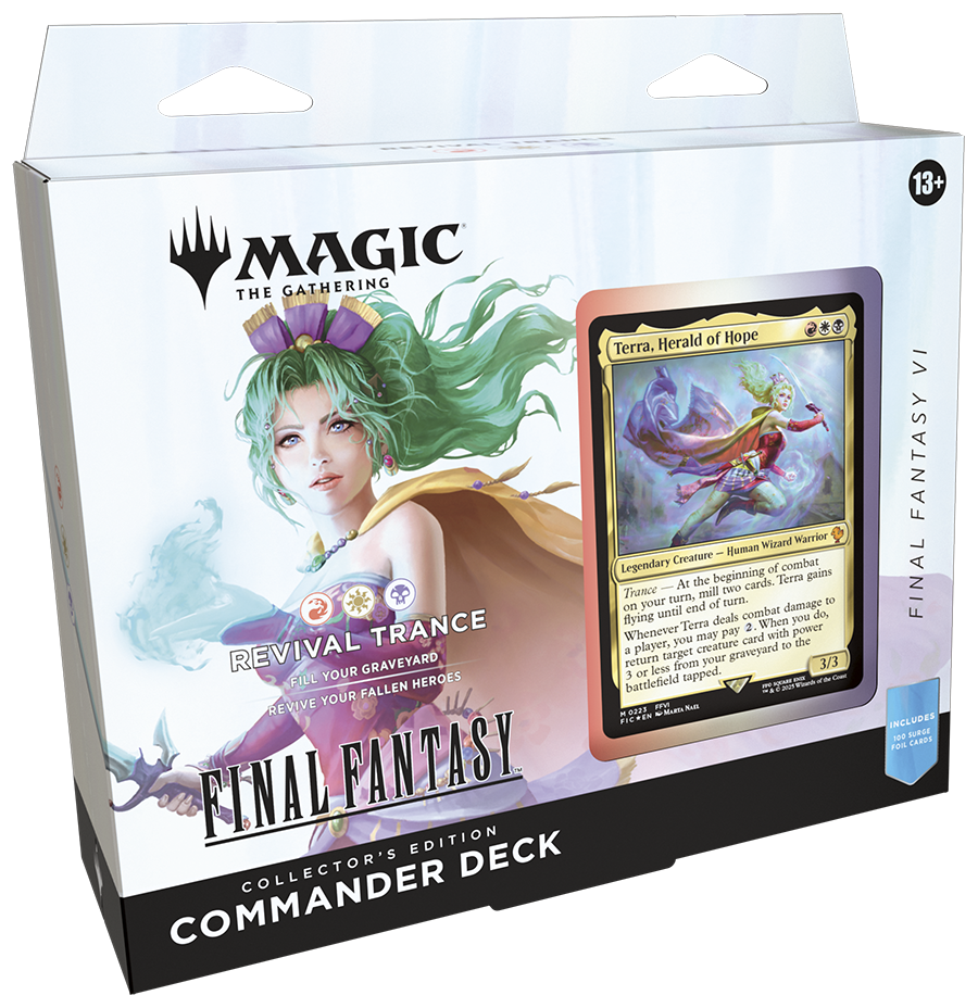 Magic: The Gathering - Universes Beyond Final Fantasy Collector Commander Deck Terra, Herald of Hope