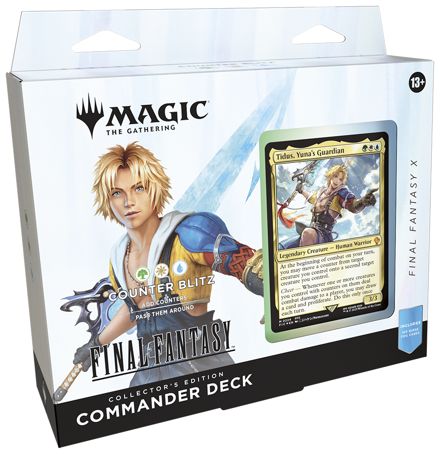 Magic: The Gathering - Universes Beyond Final Fantasy Collector Commander Deck Tidus, Yuna's Guardian