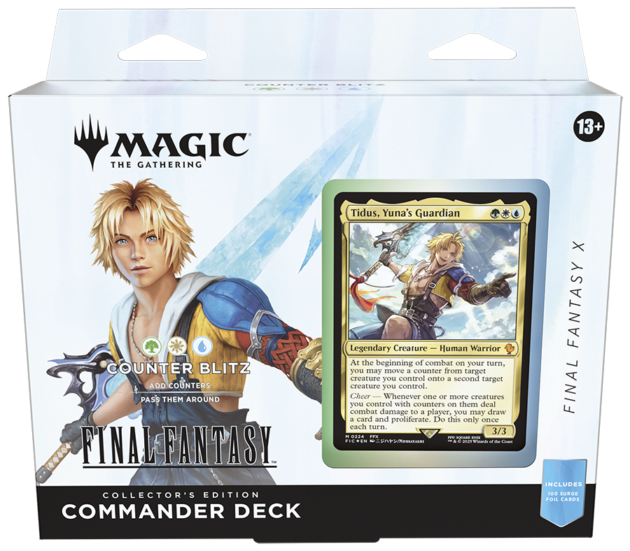 Magic: The Gathering - Universes Beyond Final Fantasy Collector Commander Deck Tidus, Yuna's Guardian