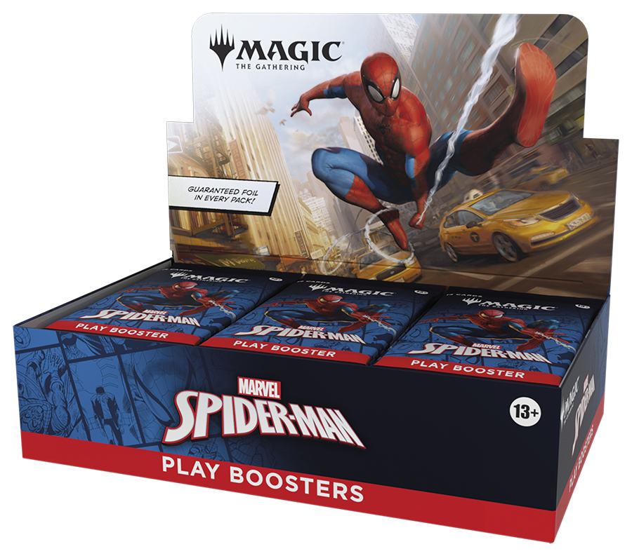 Magic: The Gathering - Universes Beyond - Marvel's Spider-Man - Boosterbox zum Spielen (30 Boosterpacks)