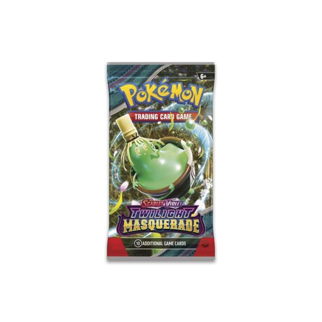 Pokemon TCG: Scarlet & Violet-Twilight Masquerade Booster Pack (10 Cards)