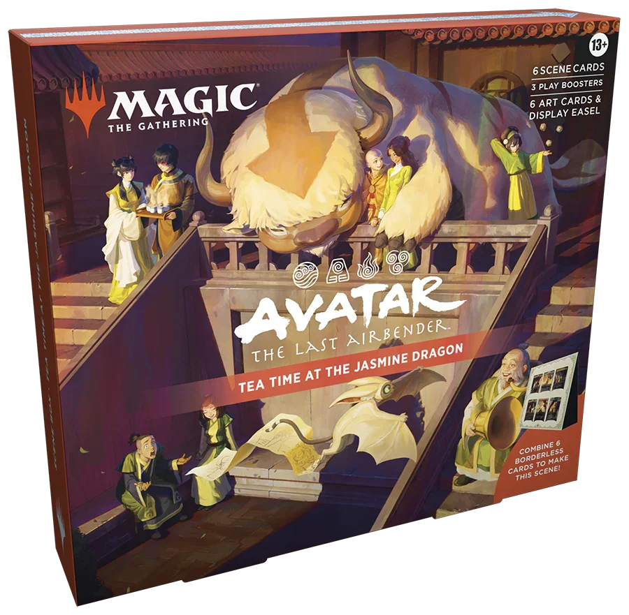 Magic: The Gathering - Universes Beyond Avatar: The Last Airbender Scene Box Tea Time at The Jasmine Dragon