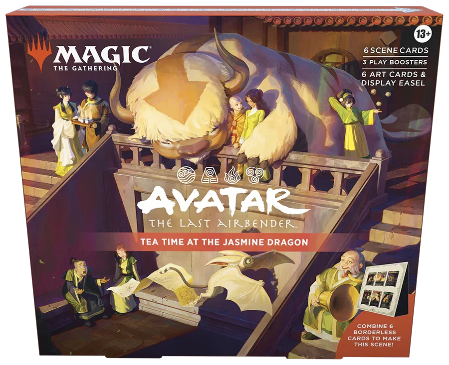 Magic: The Gathering - Universes Beyond Avatar: The Last Airbender Scene Box Tea Time at The Jasmine Dragon