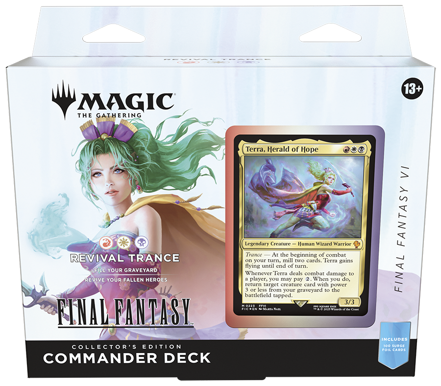 Magic: The Gathering - Universes Beyond Final Fantasy Collector Commander Deck Terra, Herald of Hope