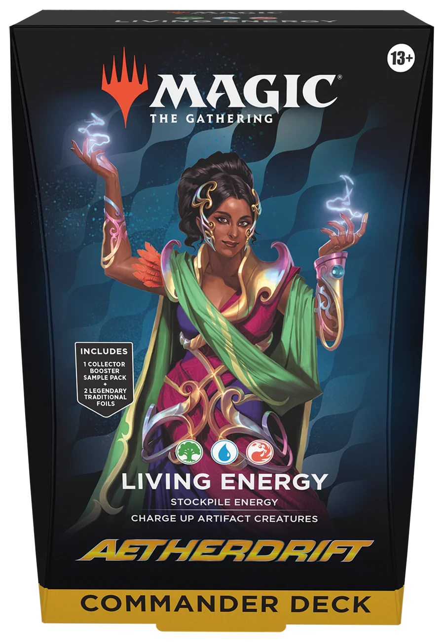 Magic: The Gathering Aetherdrift Commander Deck Living Energy