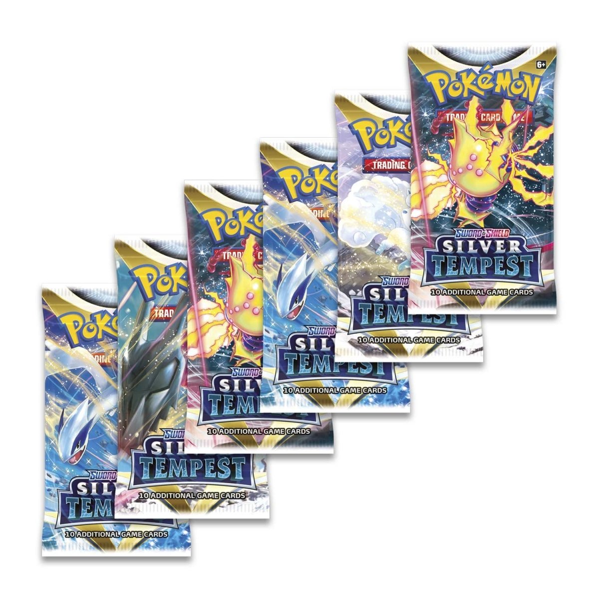 Pokémon TCG: Sword & Shield-Silver Tempest Booster Bundle (6 Packs)